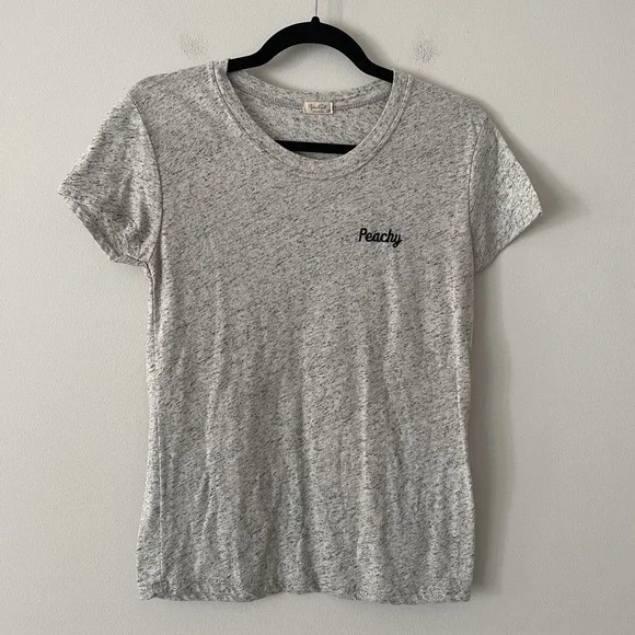 John Galt Graphic Top Bundle One Size Gray Cotton Basic Minimalist Y2K 84 Peachy - Picture 2 of 10